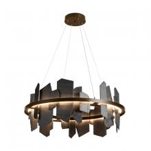 Hubbardton Forge - Canada 139665-LED-STND-05-SL - Ardesia Circular LED Pendant