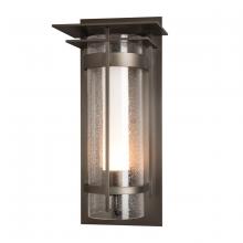 Hubbardton Forge - Canada 305998-SKT-77-ZS0656 - Torch  Seeded Glass with Top Plate Large Outdoor Sconce