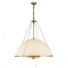 Alora Lighting CH661433BG - Crosby 33-in Brushed Gold Socket Chandelier