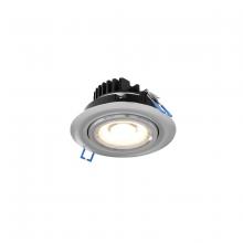 Dals GMB4-CC-SN - 4 Inch Round Recessed LED Gimbal Light in 5CCT