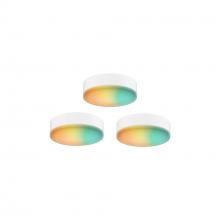 Dals SM-UPK3 - Smart RGB - CCT LED Under Cabinet 3 Pack Puck Light Set