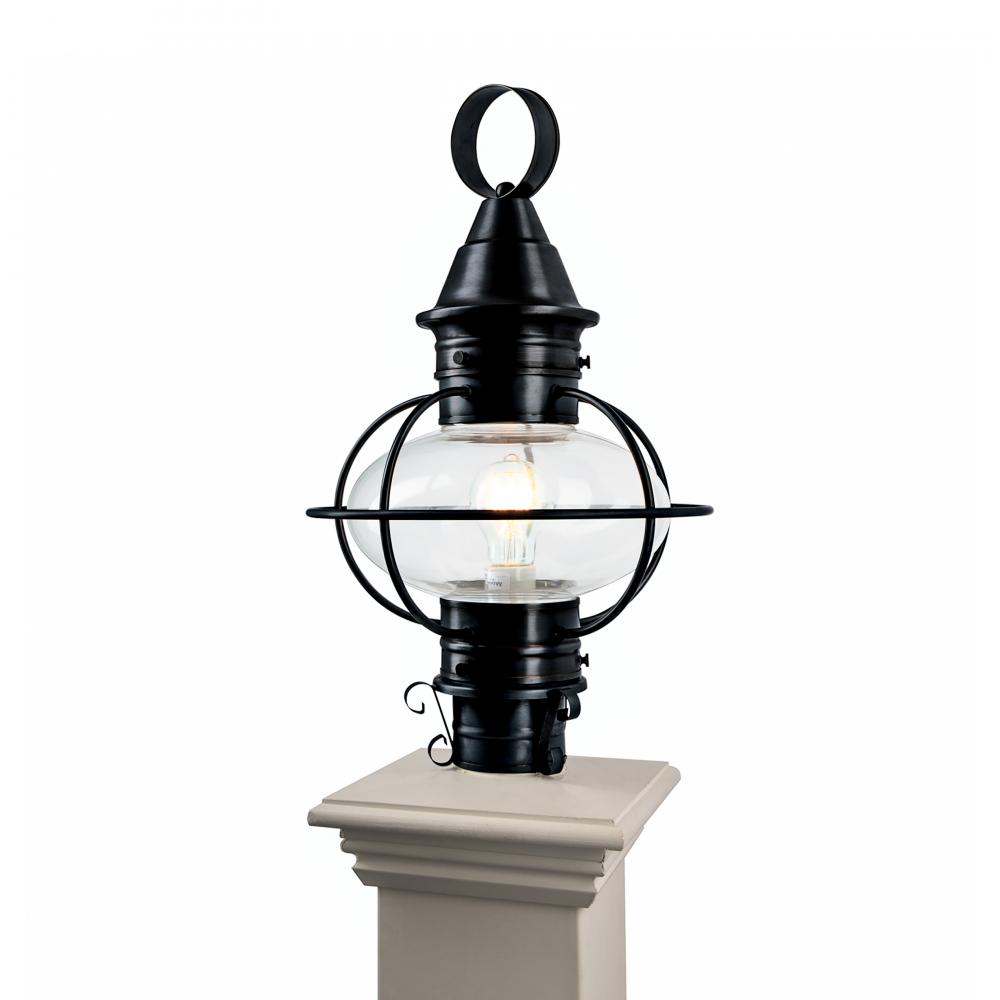 American Onion 19'' High 1-Light Outdoor Post Light - Black