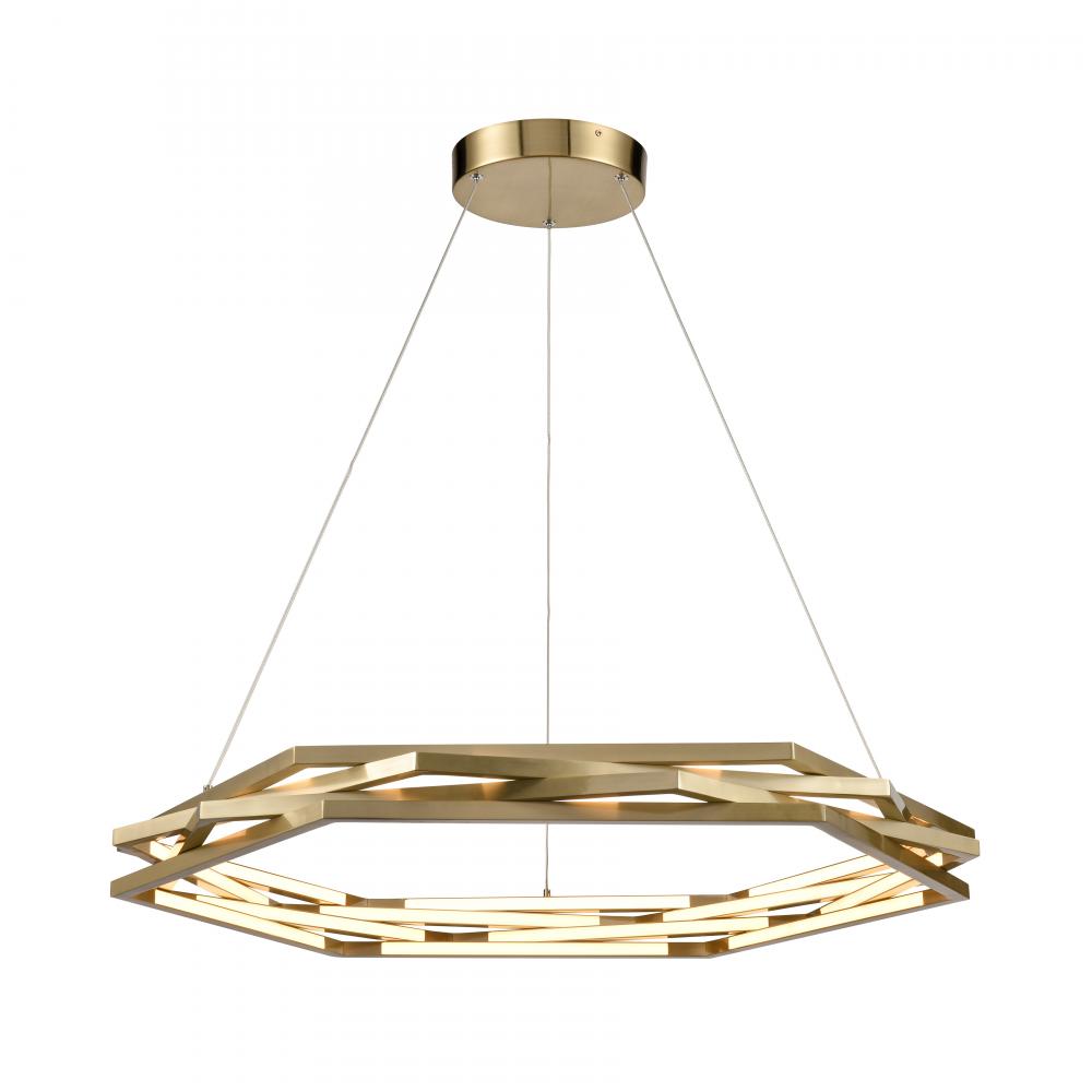 Catana 32'' Wide LED Pendant - Bronze