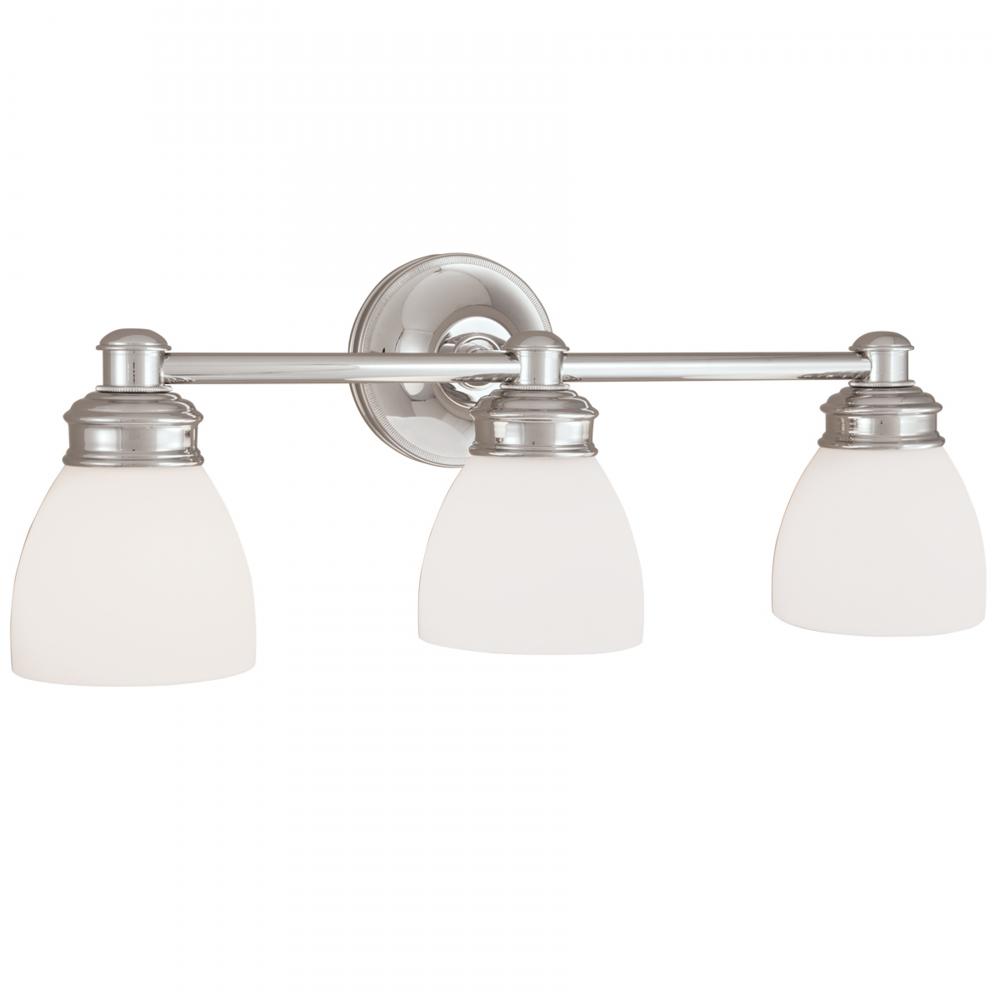 Spencer 21.5'' Wide 3-Light Sconce - Chrome