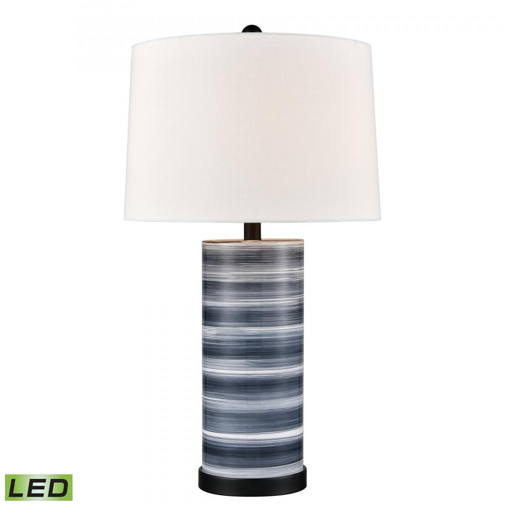 Santos 27'' High 1-Light Table Lamp - Blue - Includes LED Bulb