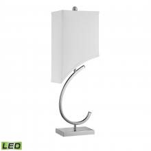 ELK Home 76053-LED - Chastain 31&#39;&#39; High 1-Light Table Lamp - Brushed Steel - Includes LED Bulb