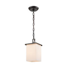 ELK Home EN110146 - Thomas - Broad Street 5.5'' Wide 1-Light Outdoor Pendant - Textured Matte Black